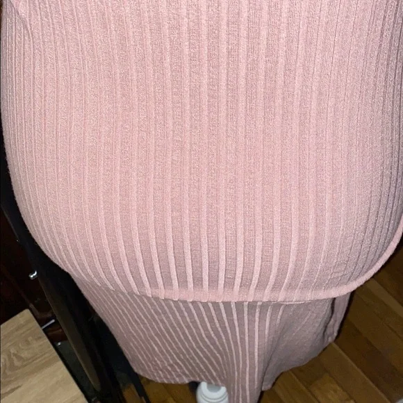 Heart & Hips Pink Ribbed Dress - Picture 6 of 6